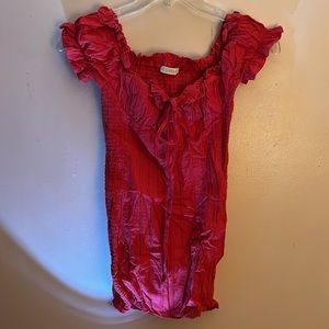 O. Bianca red dress size Small
